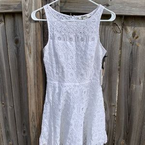 Nordstrom white lace dress